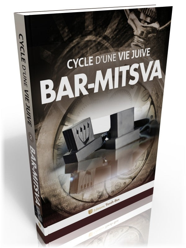 Livre sur la Bar-Mitsva avec une image de téfilines sur la couverture, édition Torah-Box